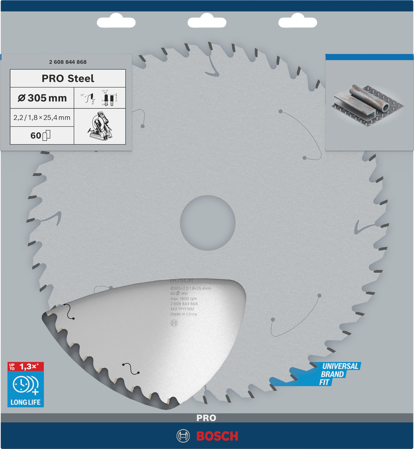 BOSCH PRO Steel 305X2.2x25.4 mm 60 Diş Elmas Uçlu Metal Kesme Testeresi nasıl kullanılır