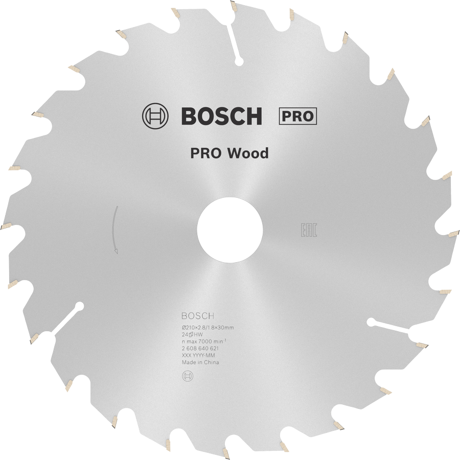 BOSCH Pro Wood 210 mm 24 Diş Ahşap Daire Testere Bıçağı fiyatı