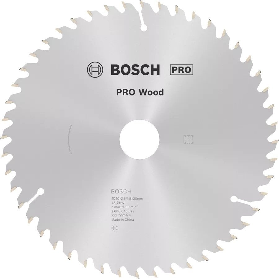 BOSCH Pro Wood 210 mm 48 Diş Ahşap Daire Testere Bıçağı fiyatı