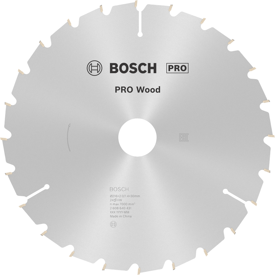 BOSCH Pro Wood 216 mm 24 Diş Ahşap Elmas Daire Testere Bıçağı fiyatı