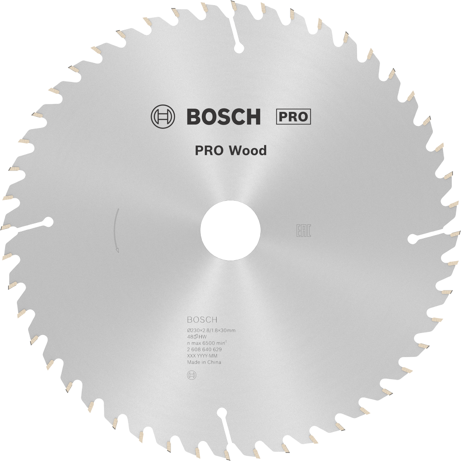 BOSCH Pro Wood 230 mm 48 Diş Ahşap Daire Testere Bıçağı fiyatı