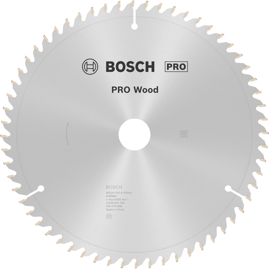 BOSCH Pro Wood 254 mm 60 Diş Ahşap Daire Testere Bıçağı fiyatı