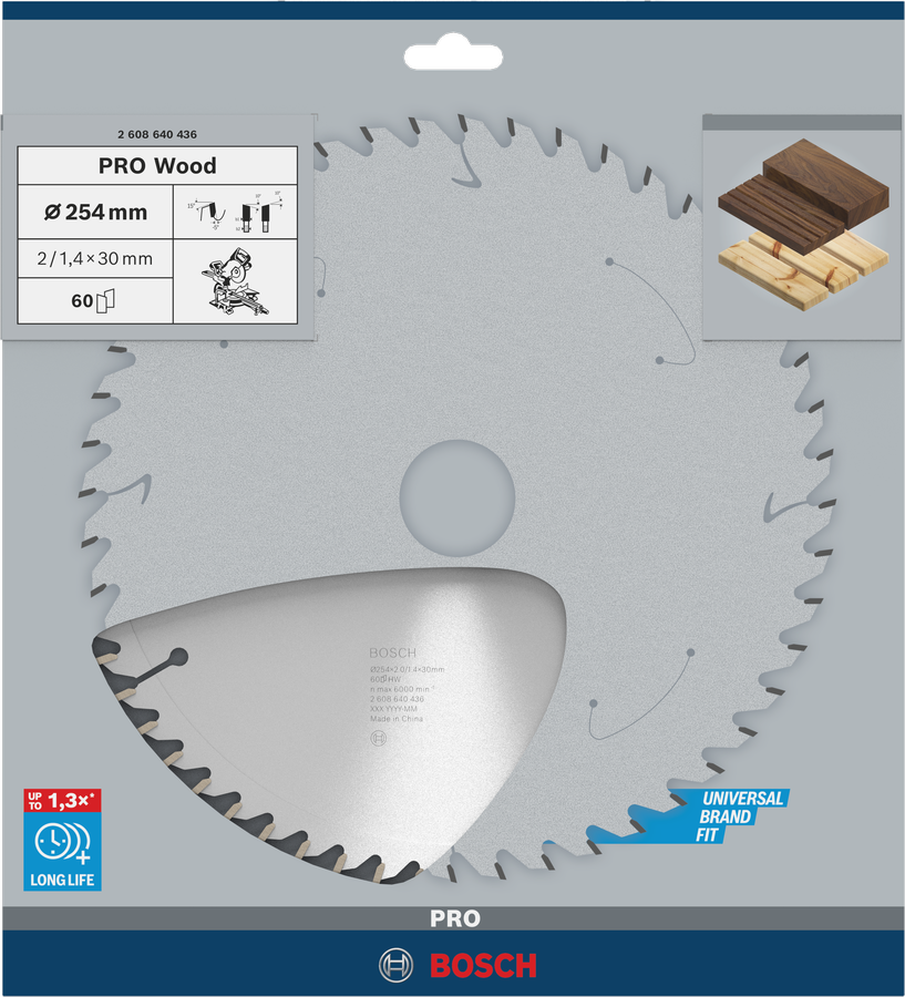 BOSCH Pro Wood 254 mm 60 Diş Ahşap Daire Testere Bıçağı nasıl kullanılır