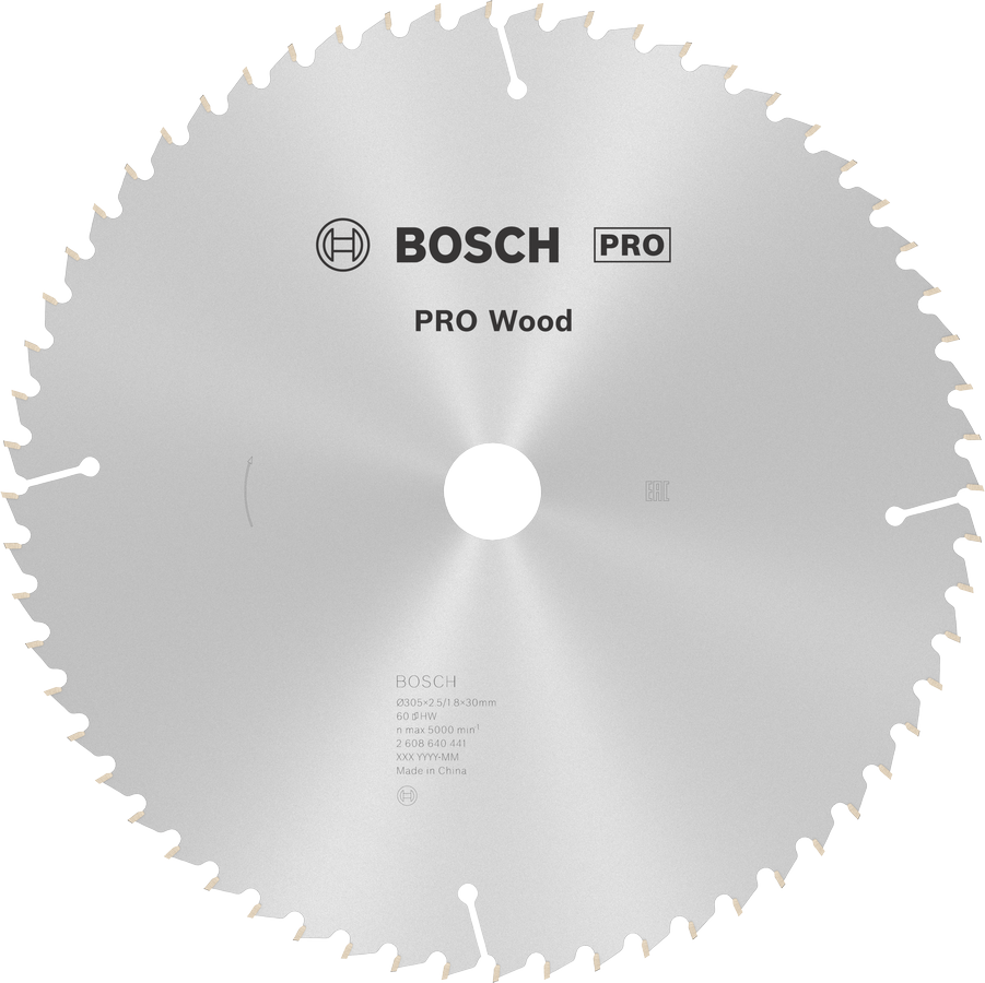 BOSCH Pro Wood 305 mm 60 Diş Ahşap Daire Testere Bıçağı fiyatı