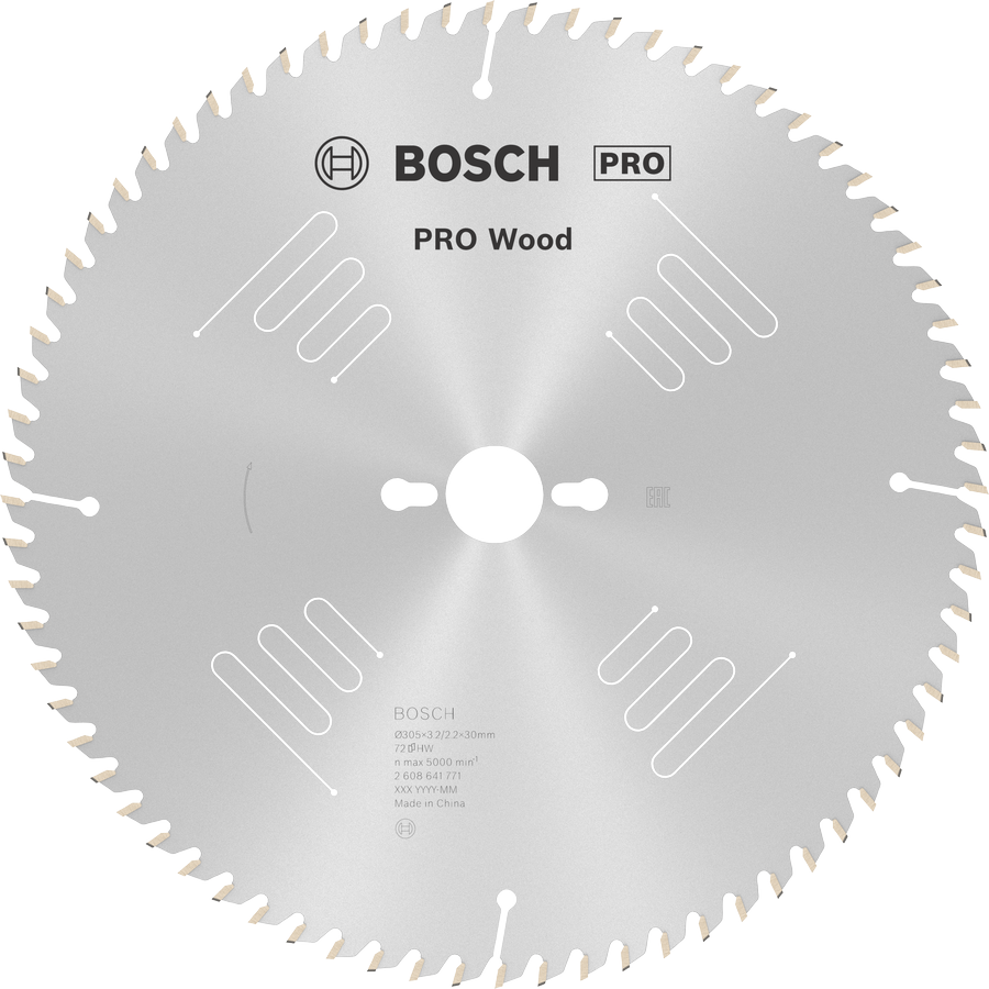 BOSCH Pro Wood 305 mm 72 Diş Ahşap Elmas Daire Testere Bıçağı fiyatı