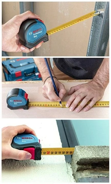 BOSCH Profesyonel 5 Metre Şerit Metre (1600A016BH) ne işe yarar
