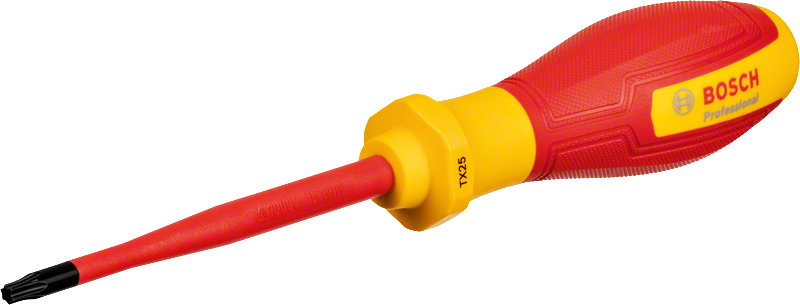 BOSCH Profesyonel İzoleli 1000 Volt T25 x 100 mm Torx Tornavida (1600A02NC8) fiyatı