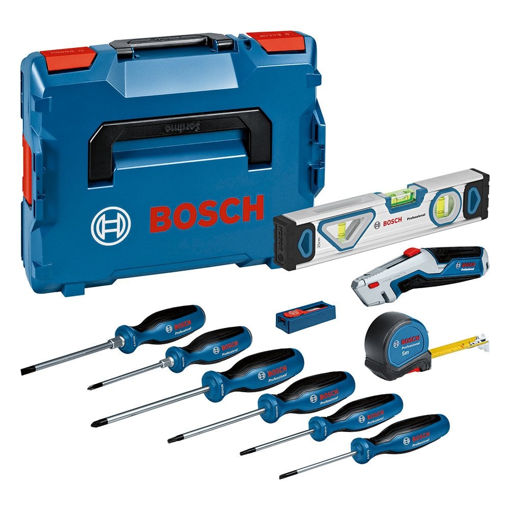 BOSCH Profesyonel L-Boxx Çantalı 19 Parça El Alet Takım Seti (0615990N2R) fiyatı
