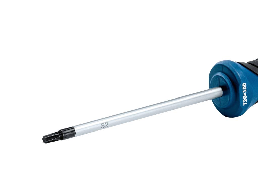 BOSCH Profesyonel T20 x 100 mm Deliksiz Torx Tornavida (1600A01V0C) ne işe yarar