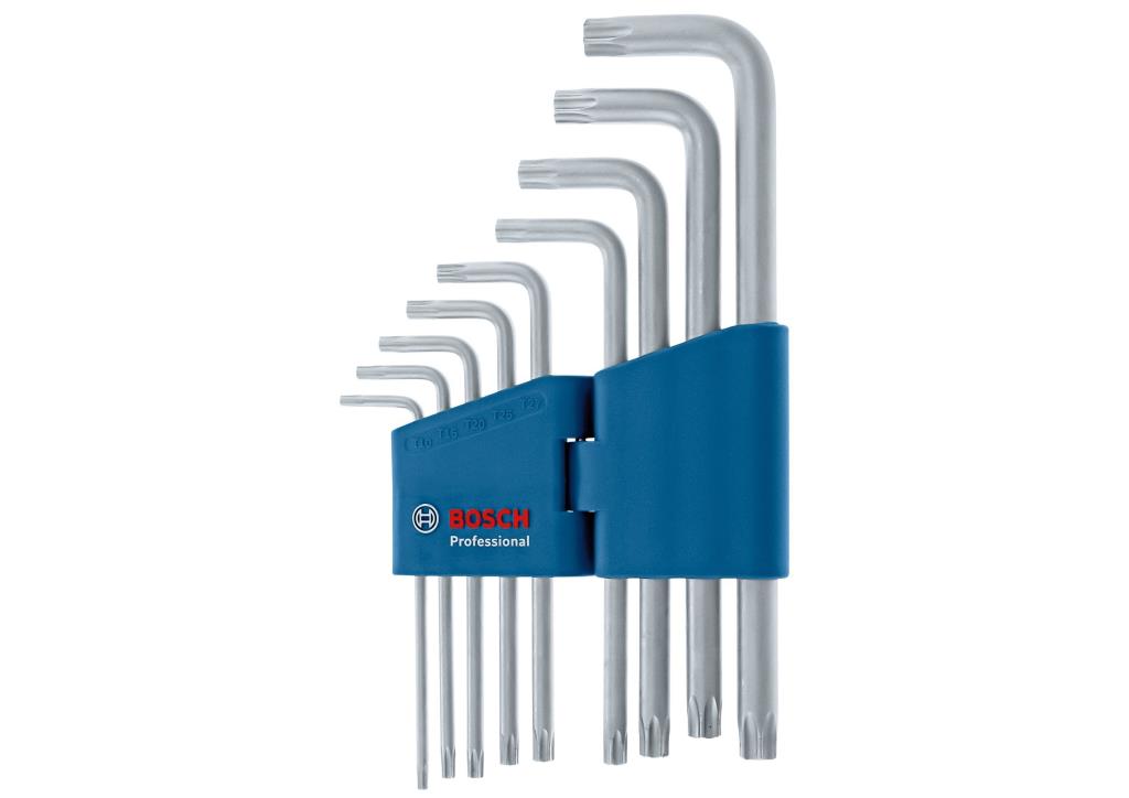 BOSCH Profesyonel Torx Alyan Anahtar Takımı 9 Parça (1600A01TH4) nasıl kullanılır
