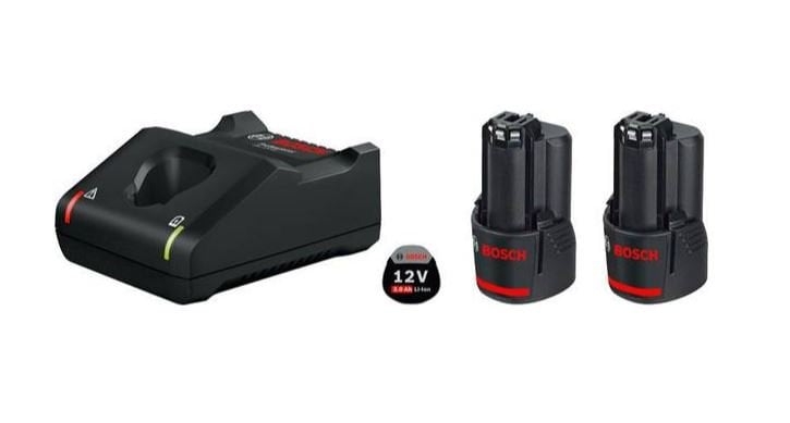 BOSCH Promix 12 Volt Akü Paketi (2 Adet GBA 12V 2.0 Ah + 1 Adet GAL 12V-40) fiyatı