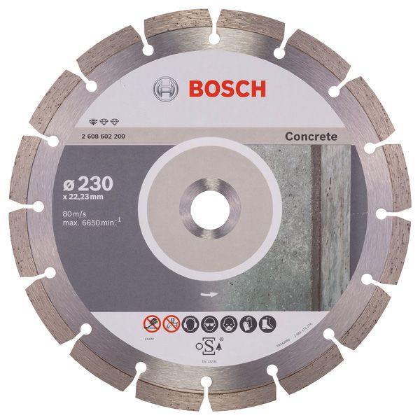 BOSCH Standart Beton İçin Elmas Testere 230 mm fiyatı