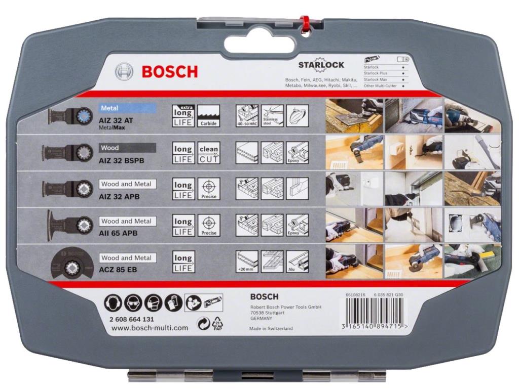 BOSCH Starlock Raspa Bıçak Seti 5 Parça (2608664131) nasıl kullanılır