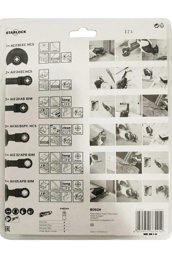 BOSCH Starlock Raspa Bıçak Seti 9 Parça (2608669146) nereden bulurum