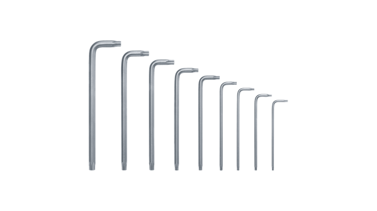 BOSCH Torx Alyan Anahtar Takımı 9 Parça (1600A02Z9C) nasıl kullanılır