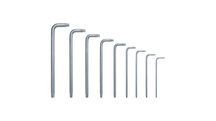 BOSCH Torx Alyan Anahtar Takımı 9 Parça (1600A02Z9C) nasıl kullanılır
