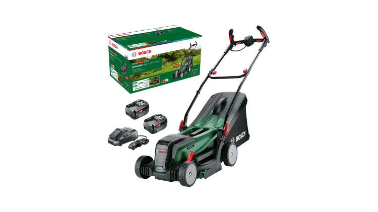 BOSCH Universal Rotak 18V-37-550 Çift Akülü Çim Biçme Makinası ne işe yarar