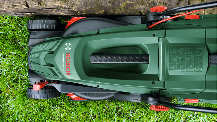 BOSCH Universal Rotak 37-555 Elektrikli Çim Biçme Makinası 37 Cm Bıçaklı 1400 Watt ne işe yarar