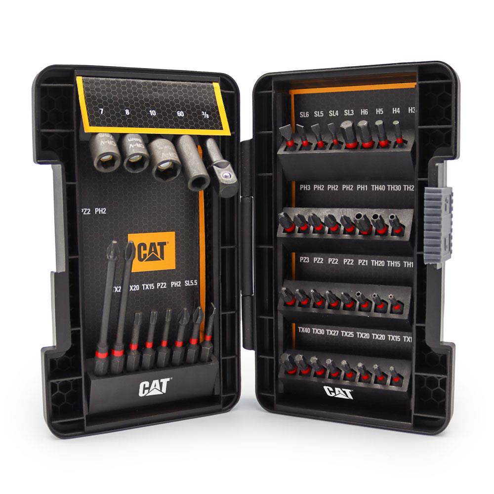 CAT DA01902 45 Parça Manganez Fosfat Alaşımlı Vidalama Uç Seti nasıl kullanılır