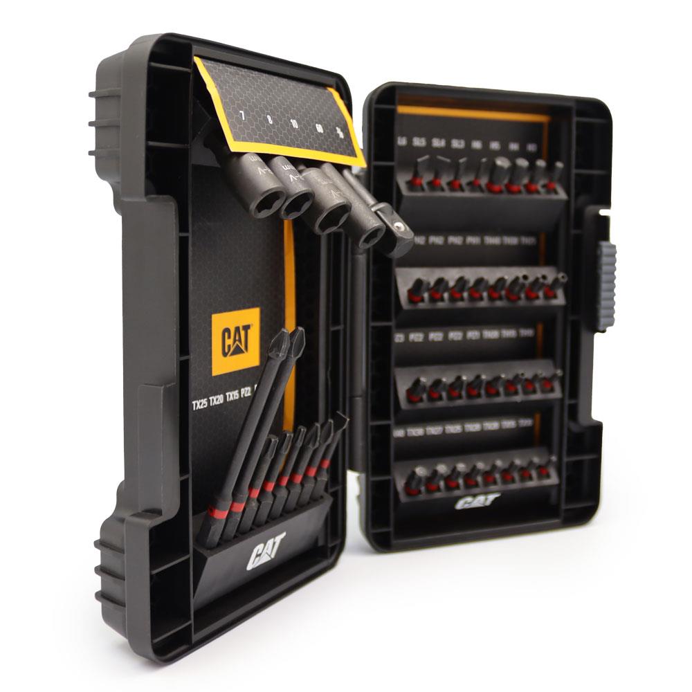 CAT DA01902 45 Parça Manganez Fosfat Alaşımlı Vidalama Uç Seti ne işe yarar