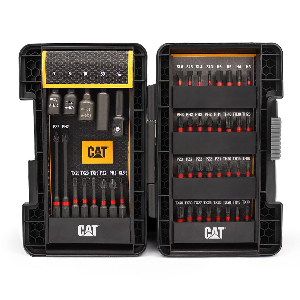 CAT DA01902 45 Parça Manganez Fosfat Alaşımlı Vidalama Uç Seti fiyatı
