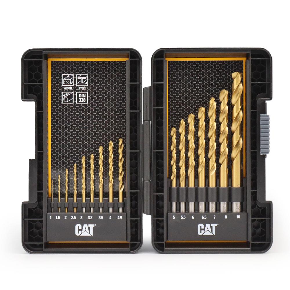CAT DA02901 16 Parça Profesyonel Titanyum Kaplama HSS Metal Delici Matkap Ucu fiyatı