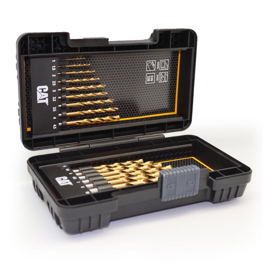 CAT DA02901 16 Parça Profesyonel Titanyum Kaplama HSS Metal Delici Matkap Ucu nasıl kullanılır