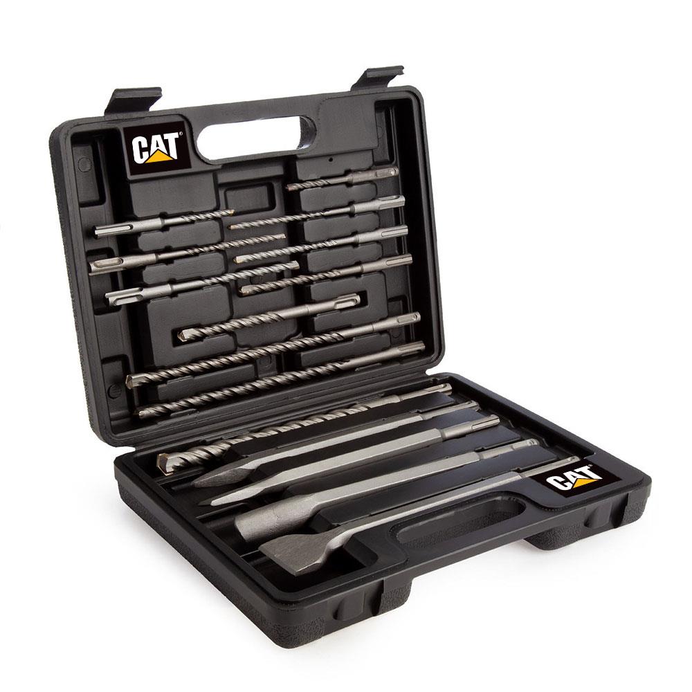 CAT DA03902 17 Parça Tungsten Karbür SDS-Plus Beton Kırıcı/Delici Matkap Ucu fiyatı
