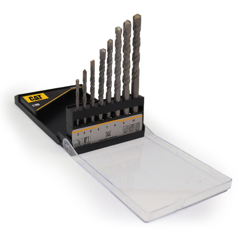 CAT DA04901 8 Parça Tungsten Karbür Beton Matkap Uç Seti nasıl kullanılır