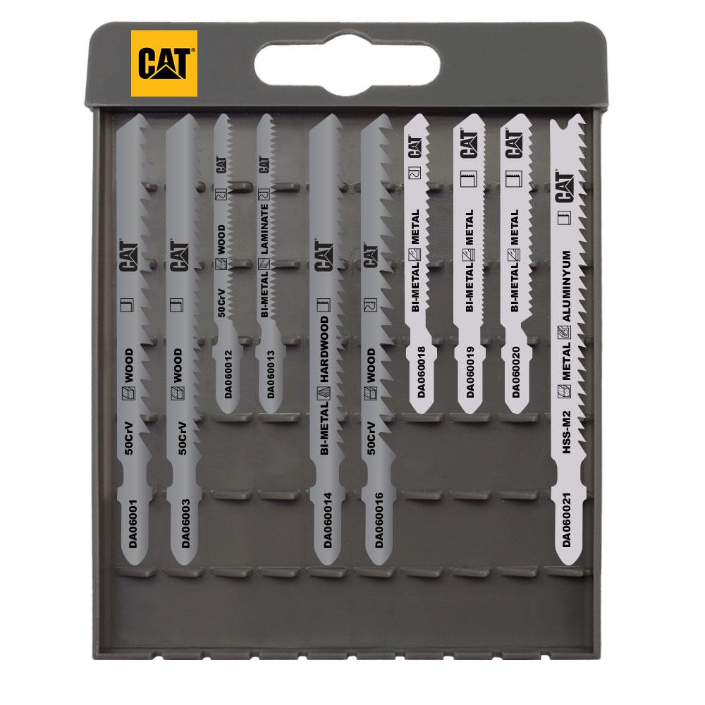 CAT DA06903 10 Parça Profesyonel Metal/Ahşap Hassas/Kaba Kesim Dekupaj Testere Ucu fiyatı