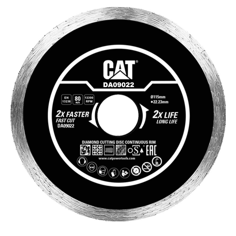 CAT DA09022 115mm Profesyonel Fayans, Seramik, Mermer Elmas Kesme Diski (Sürekli Kenar) fiyatı