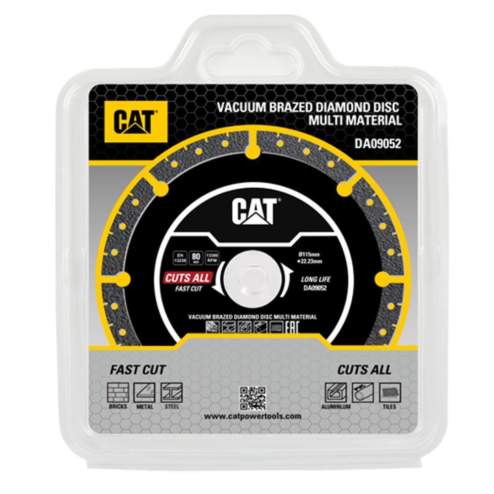 CAT DA09052 115mm Profesyonel Çelik, İnox, Alüminyum, PVC, Fayans, Çok Amaçlı Elmas Kesme Diski (Soketli, Aralıklı Kenar) nasıl kullanılır