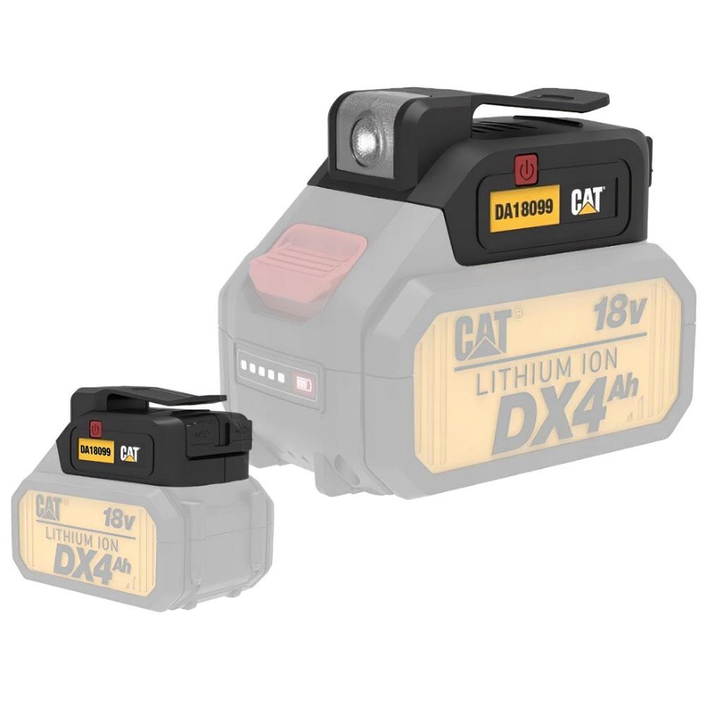 CAT DA18099 18Volt 2A Çift Çıkışlı USB Port + LED Fener (Akü Dahil Değildir) nasıl kullanılır