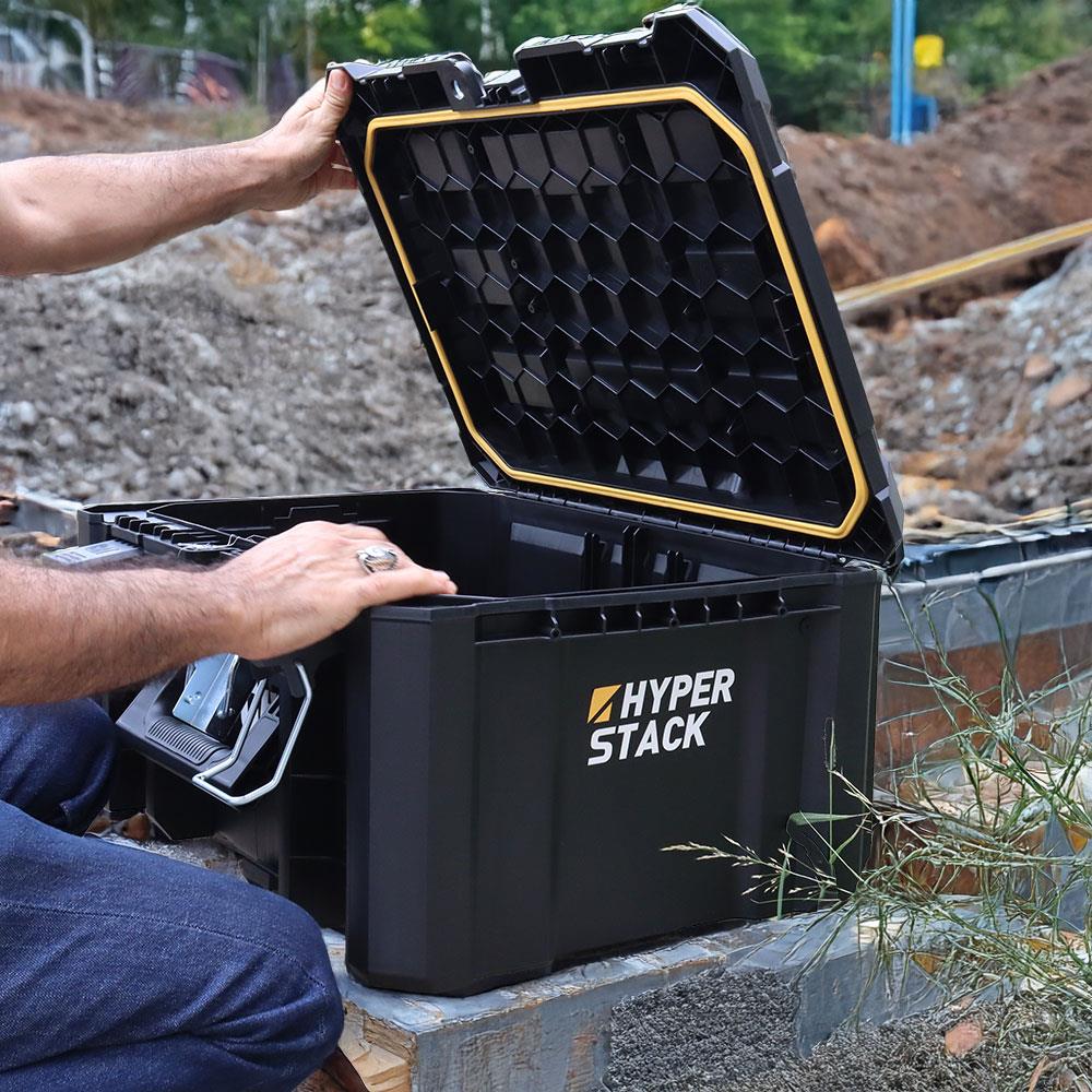 CAT DA41003 HYPER STACK 43 Litre Ağır Hizmet Tipi Kilitli Takım Çantası ne işe yarar