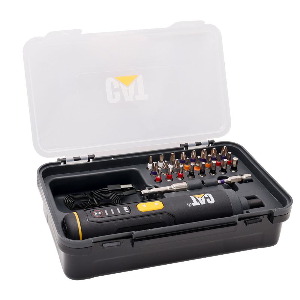 CAT DX1110 3.6Volt/1.5Ah. Li-ion Akıllı Şarjlı Tornavida + 26 adet Bits Uç nasıl kullanılır
