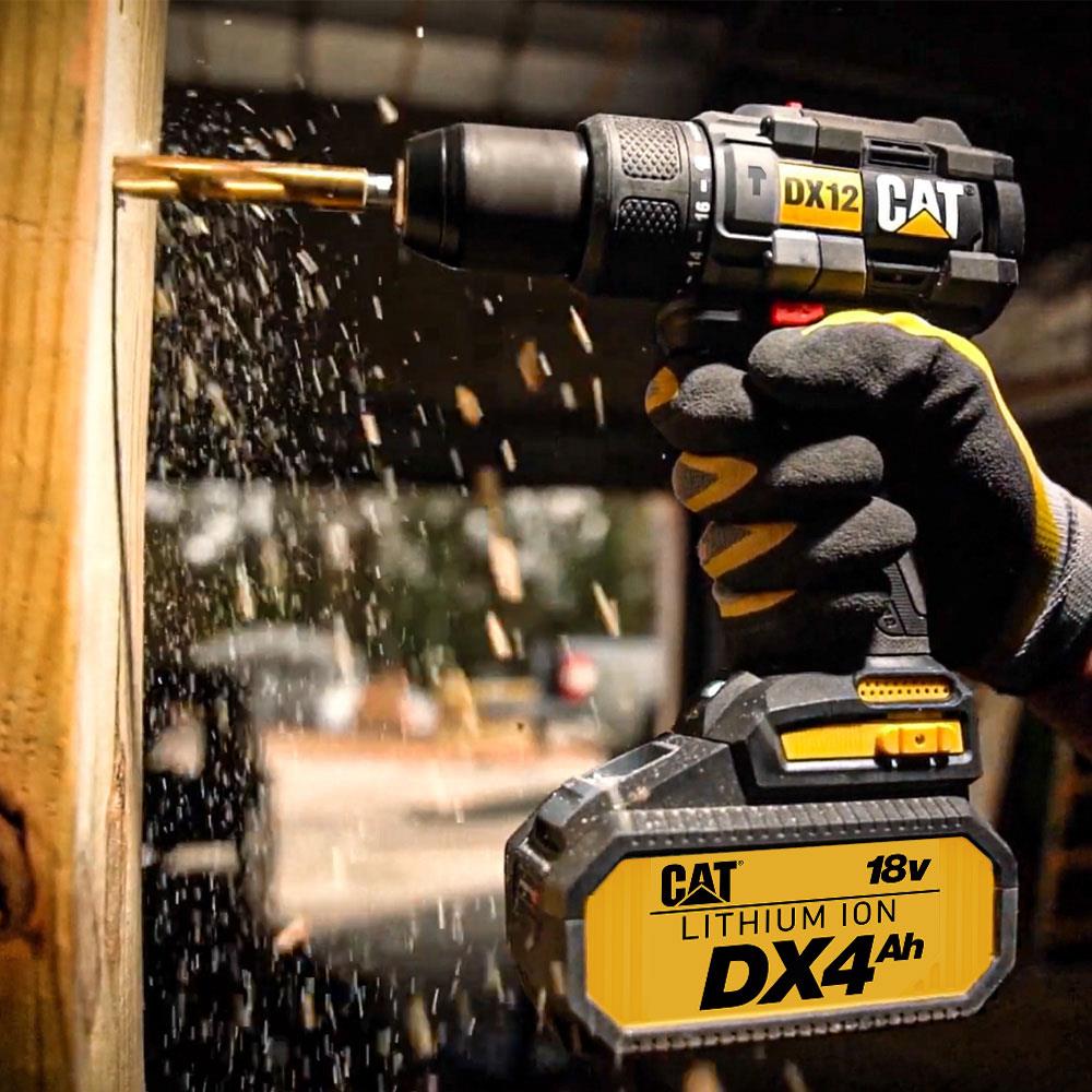 CAT DX12.2 18Volt/4.0Ah Li-ion Çift Akülü Kömürsüz Profesyonel Şarjlı Darbeli Matkap ne işe yarar