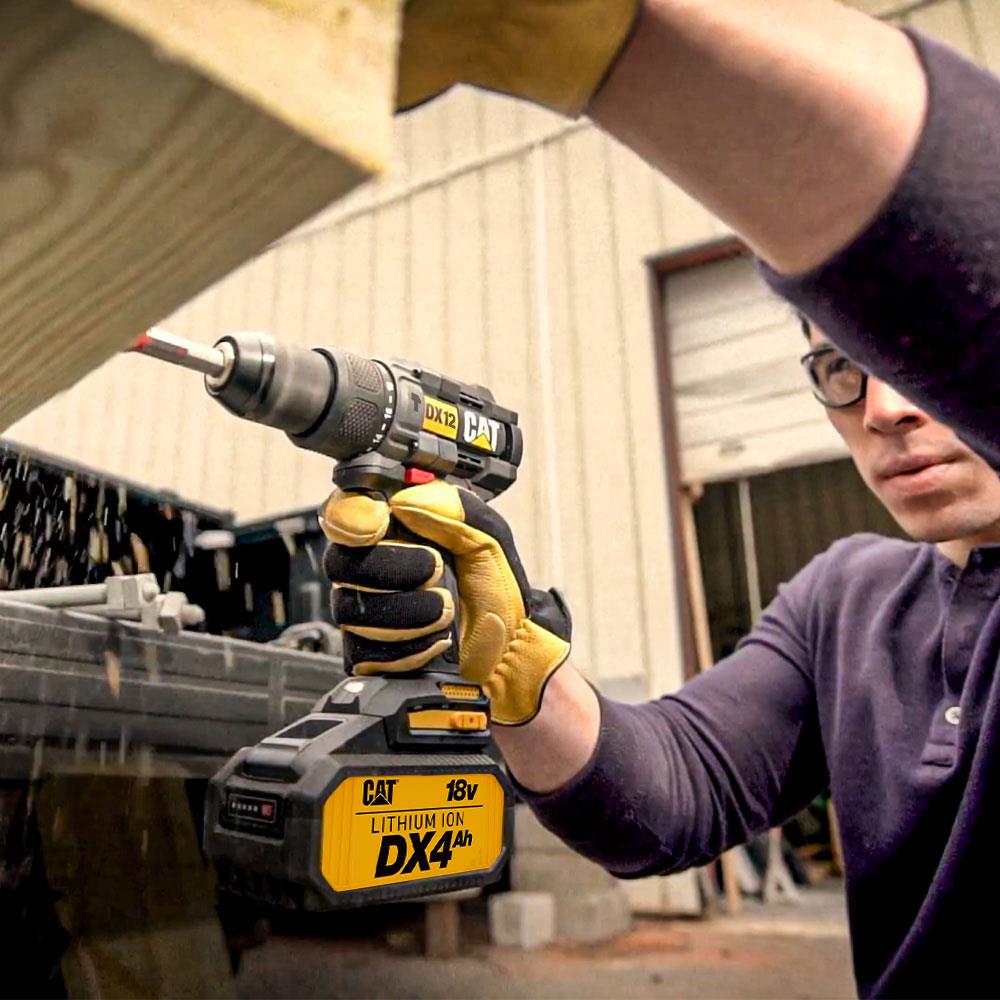 CAT DX12.2 18Volt/4.0Ah Li-ion Çift Akülü Kömürsüz Profesyonel Şarjlı Darbeli Matkap ne işe yarar