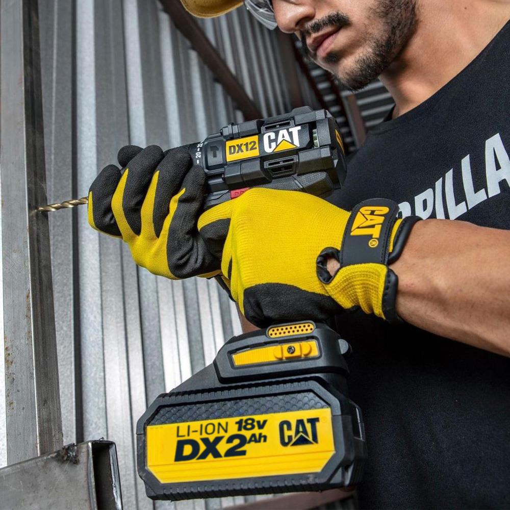 CAT DX12BC 18Volt/2.0Ah Li-ion Tek Akülü Kömürsüz Profesyonel Şarjlı Darbeli Matkap ne işe yarar