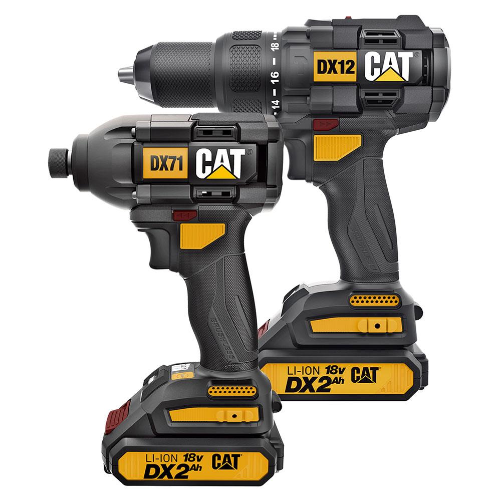 CAT DX12K 18Volt/2.0Ah Li-ion Çift Akülü Kömürsüz Profesyonel Darbeli Matkap+DX71 Kömürsüz Darbeli Tornavida Kombo Set nasıl kullanılır