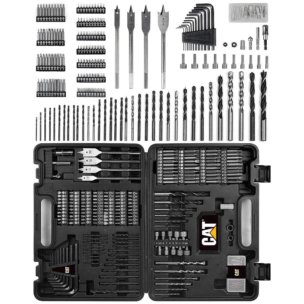 CAT DX12SET 18Volt/2.0Ah Li-ion Çift Akülü Kömürsüz Profesyonel Darbeli Matkap+DA01903 201 Parça Delme/Vidalama Uç Seti nasıl kullanılır
