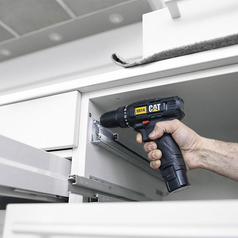 CAT DX14.2 12Volt/2.0Ah Li-ion Çift Akülü Profesyonel Şarjlı Matkap ne işe yarar