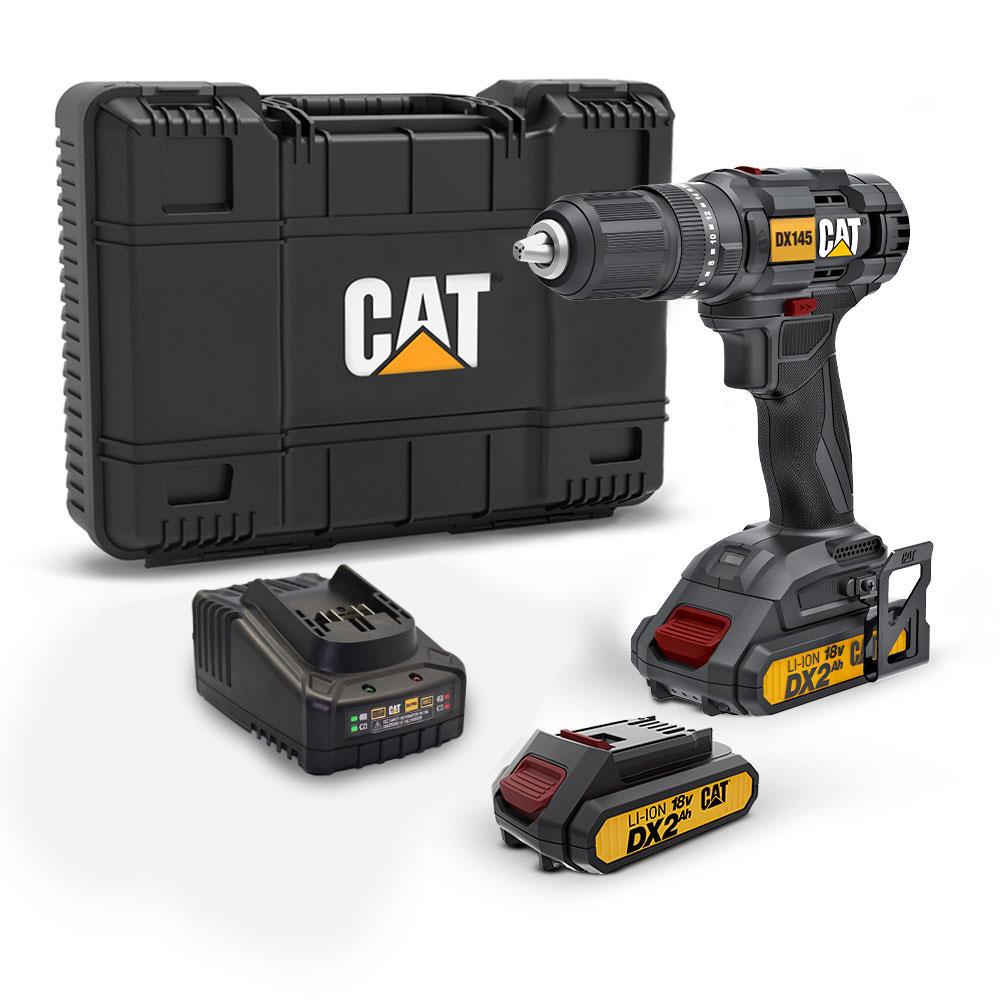 CAT DX145.1 18Volt/2.0Ah Li-ion Çift Akülü Profesyonel Şarjlı Matkap fiyatı