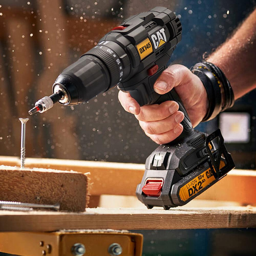 CAT DX145.1 18Volt/2.0Ah Li-ion Çift Akülü Profesyonel Şarjlı Matkap ne işe yarar
