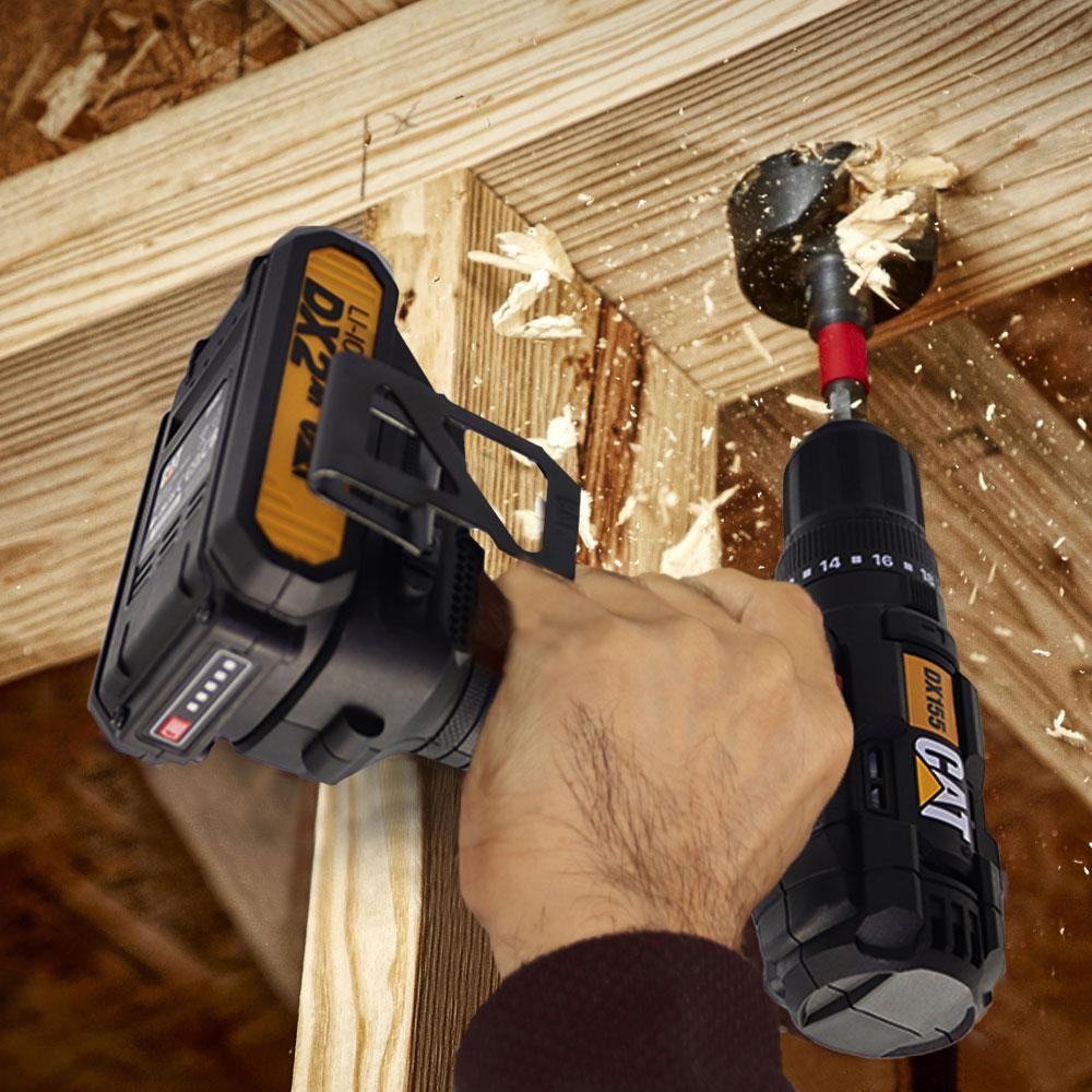 CAT DX155.1 18Volt/2.0Ah Li-ion Çift Akülü Profesyonel Şarjlı Darbeli Matkap ne işe yarar