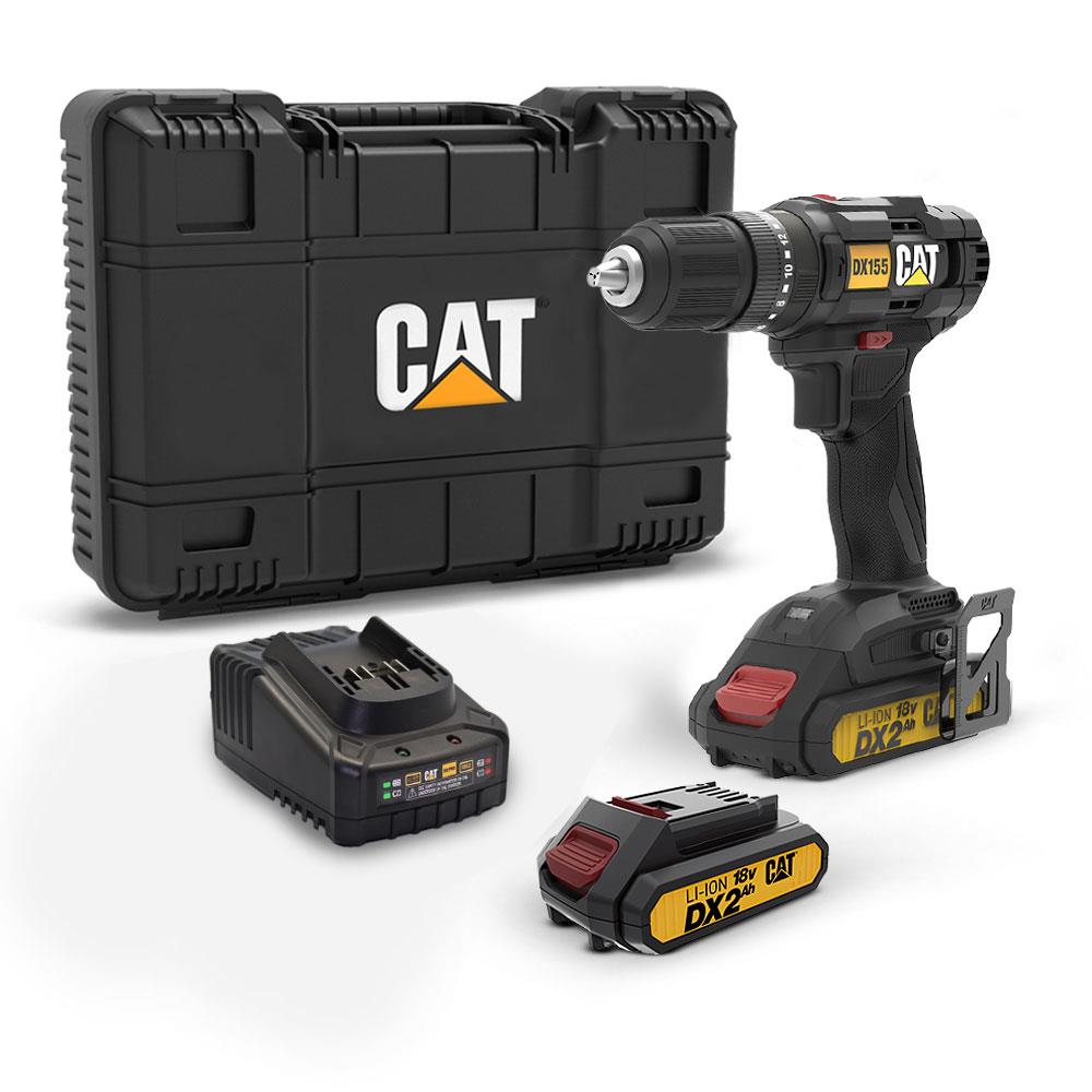 CAT DX155.1 18Volt/2.0Ah Li-ion Çift Akülü Profesyonel Şarjlı Darbeli Matkap fiyatı