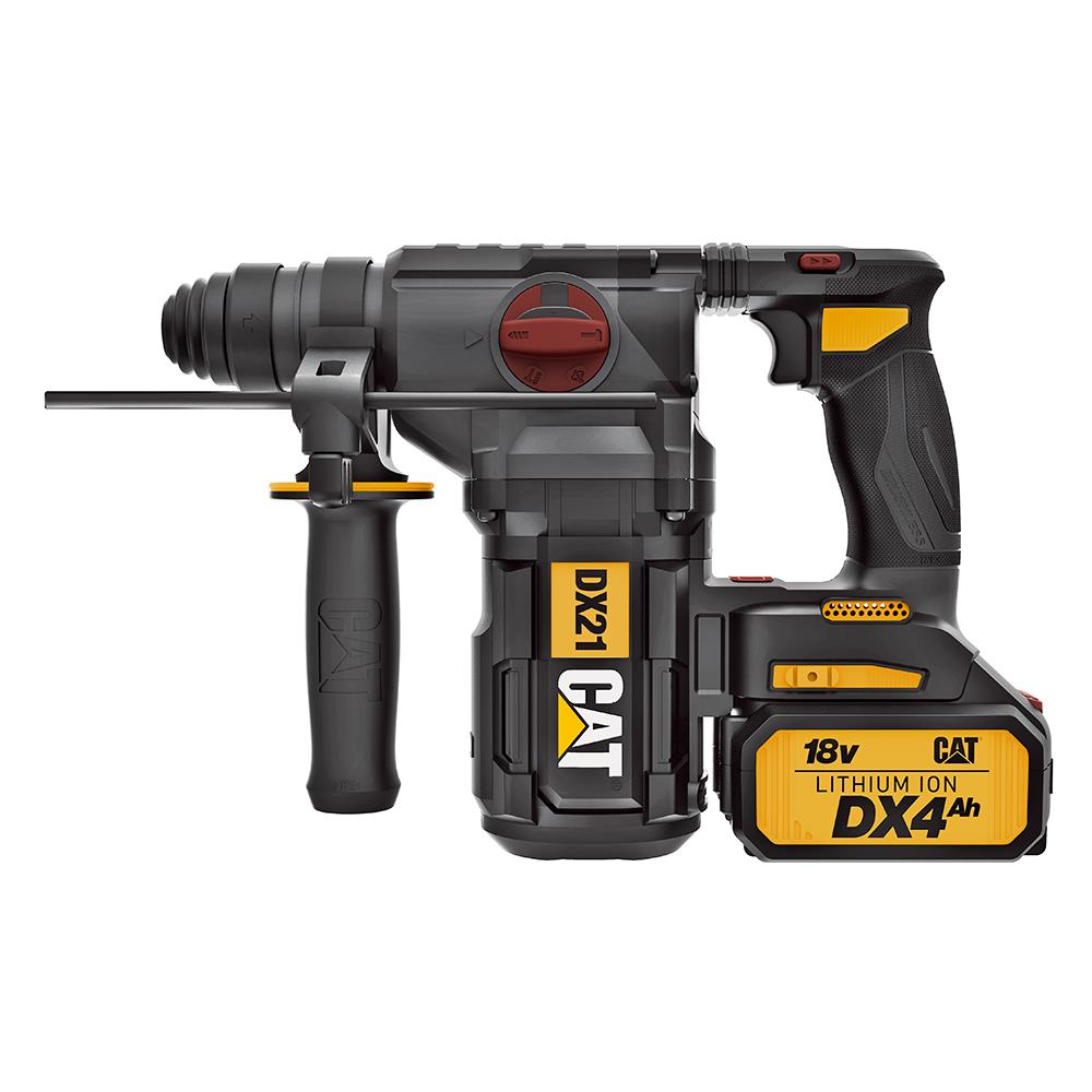 CAT DX21 18Volt 4.0Ah 2.2J Li-ion Çift Akülü Şarjlı Kömürsüz Profesyonel SDS-Plus Pnömatik Kırıcı/Delici nasıl kullanılır