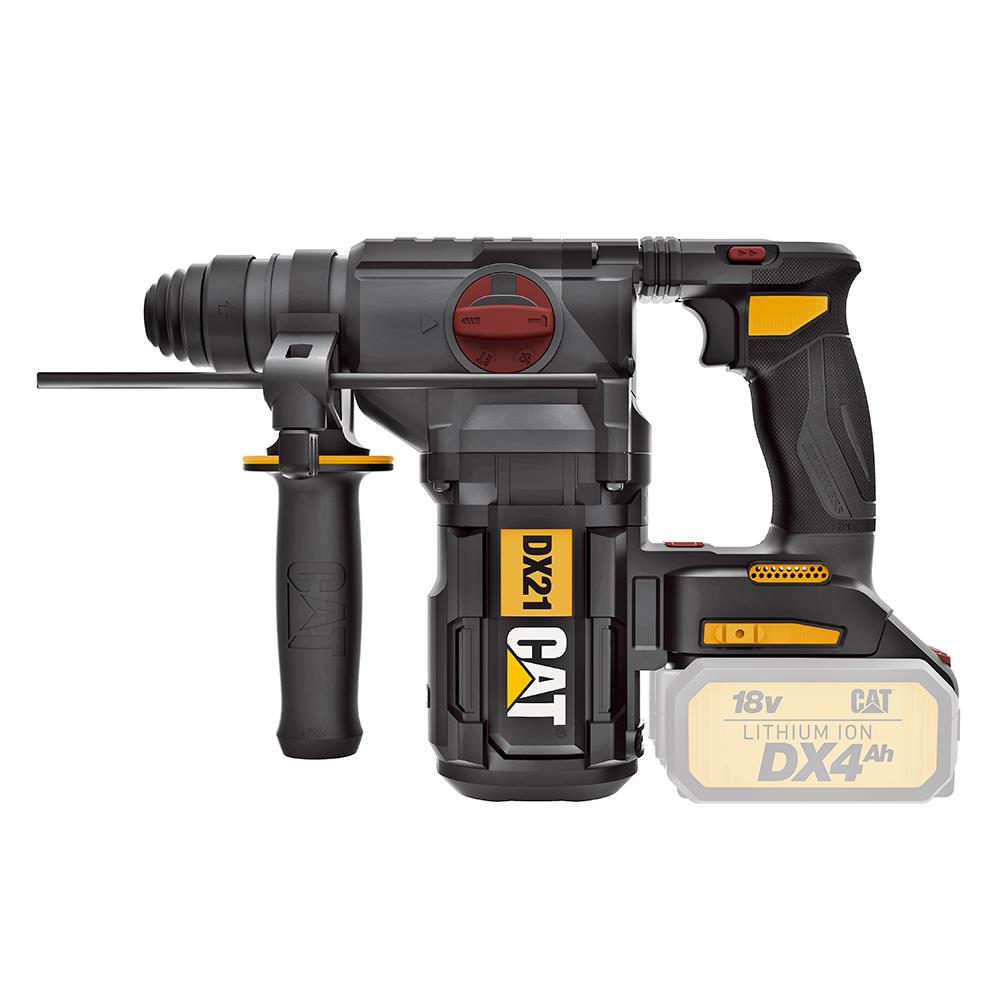 CAT DX21B 18Volt 2.2J Kömürsüz Profesyonel SDS-Plus Pnömatik Kırıcı/Delici (Akü Dahil Değildir) nasıl kullanılır