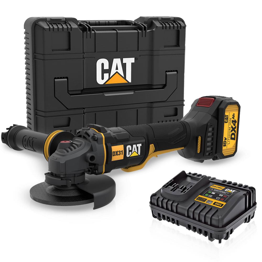 CAT DX31 18Volt/4.0Ah Li-ion Tek Akülü 115mm Kömürsüz Profesyonel Avuç Taşlama fiyatı
