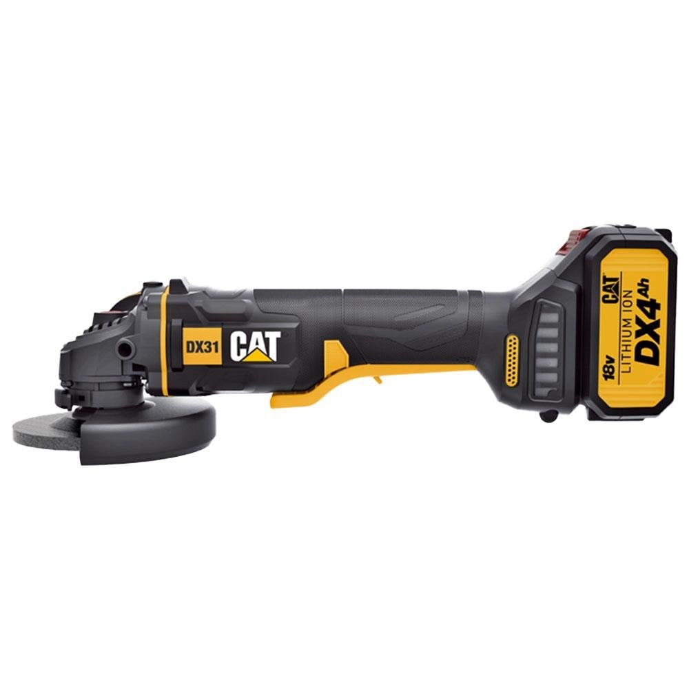 CAT DX31 18Volt/4.0Ah Li-ion Tek Akülü 115mm Kömürsüz Profesyonel Avuç Taşlama nasıl kullanılır
