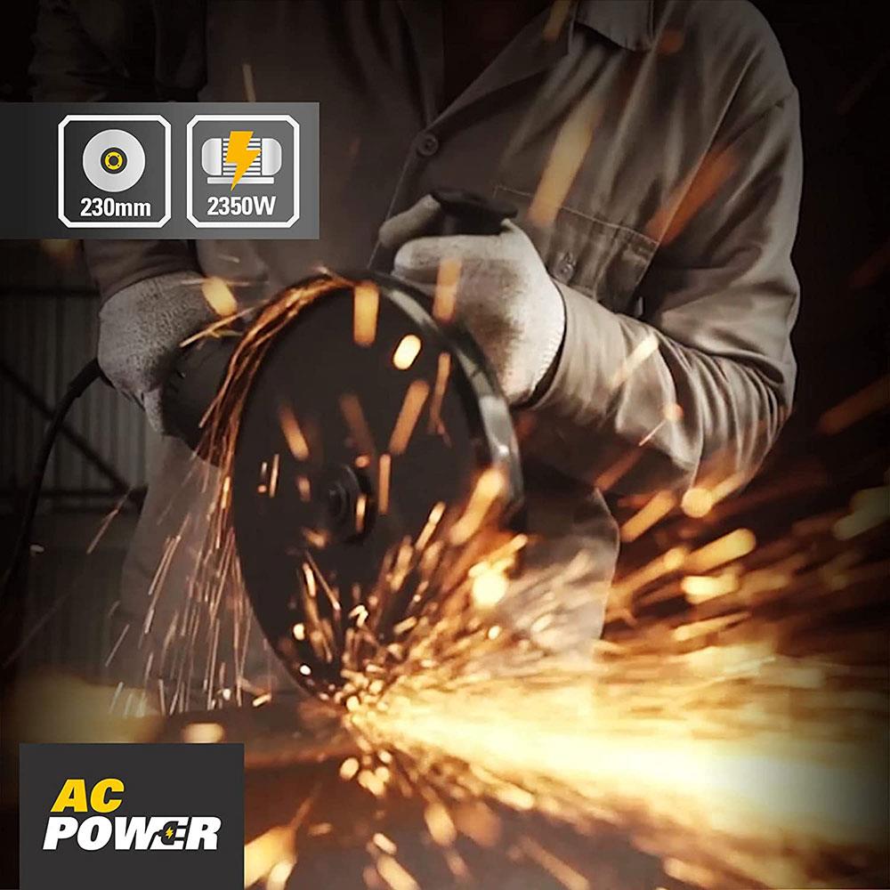 CAT DX35 2350Watt 230mm Profesyonel Dönebilir Tutma Kollu Büyük Taşlama ne işe yarar